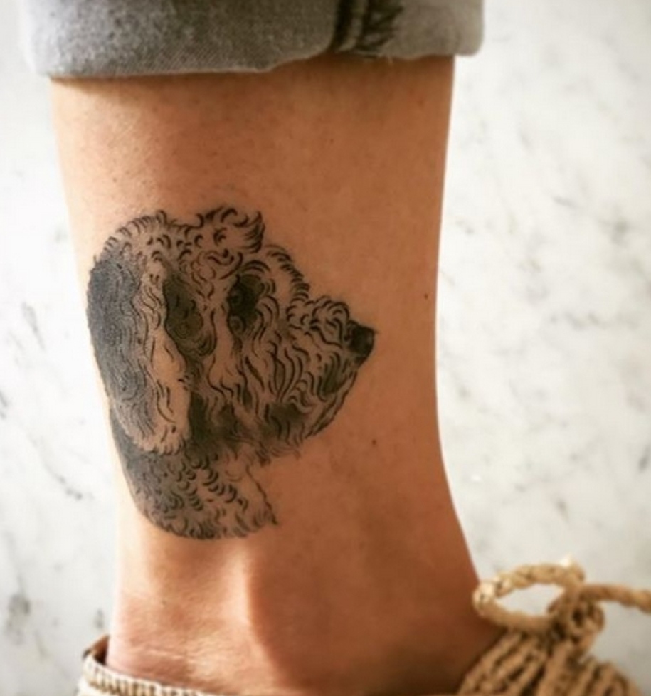 15 Labradoodle Tattoo Ideas 11