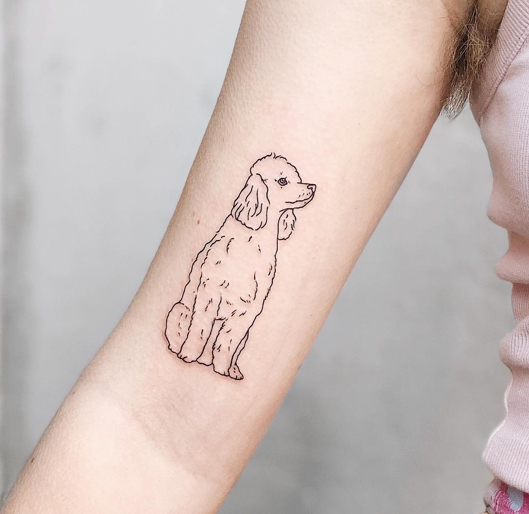 15 Ideas for a Poodle Tattoo 10