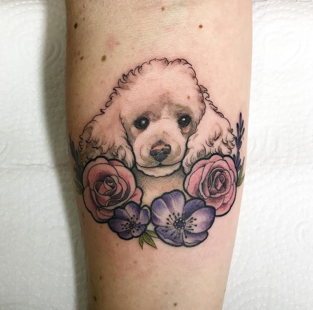 15 Ideas for a Poodle Tattoo 9