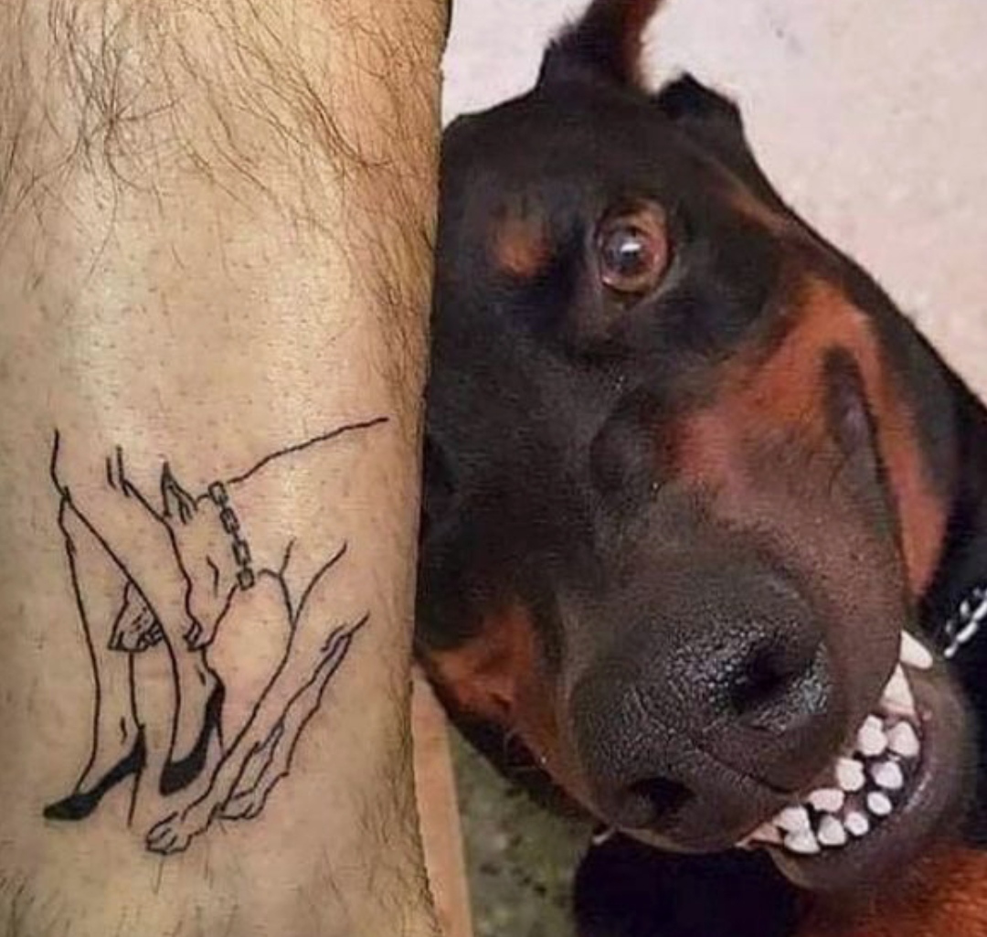 15 Doberman Pinscher Tattoo Ideas 11