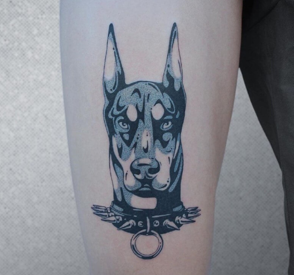 15 Doberman Pinscher Tattoo Ideas 11
