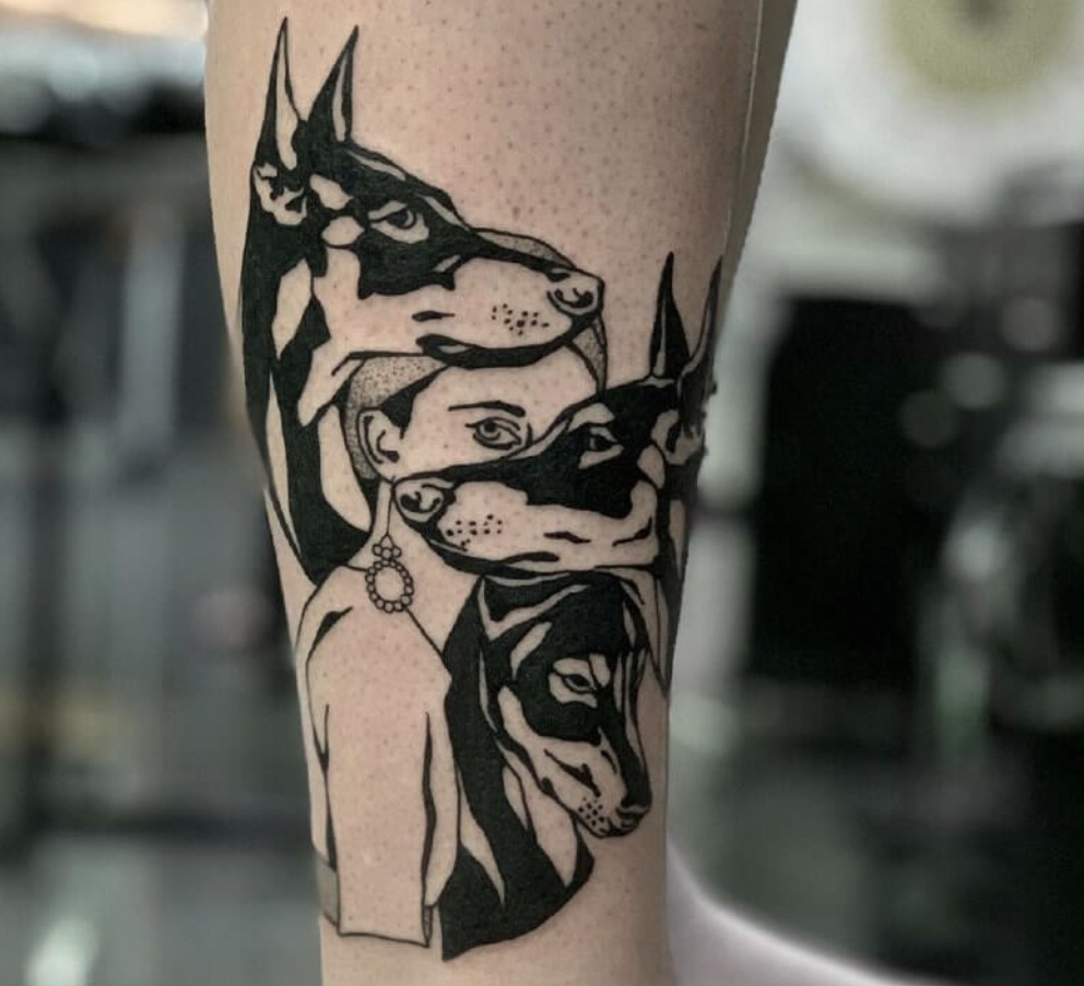 15 Doberman Pinscher Tattoo Ideas 10
