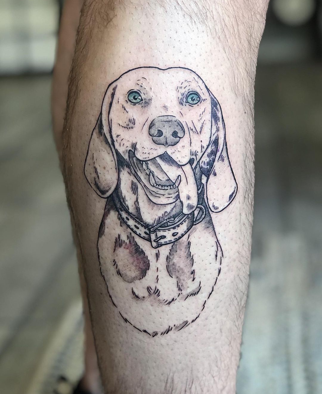 15 Ideas for a Weimaraner Tattoo 10