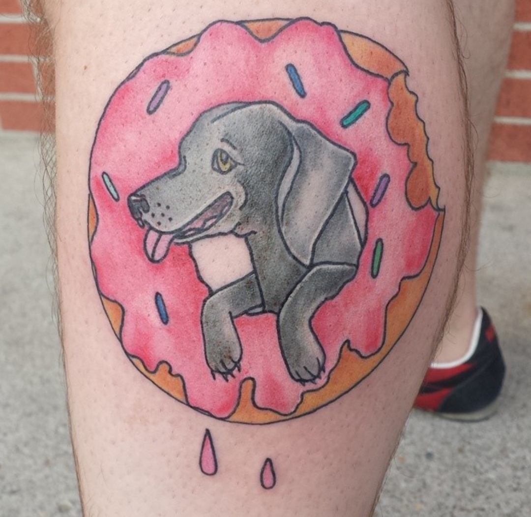 15 Ideas for a Weimaraner Tattoo 10