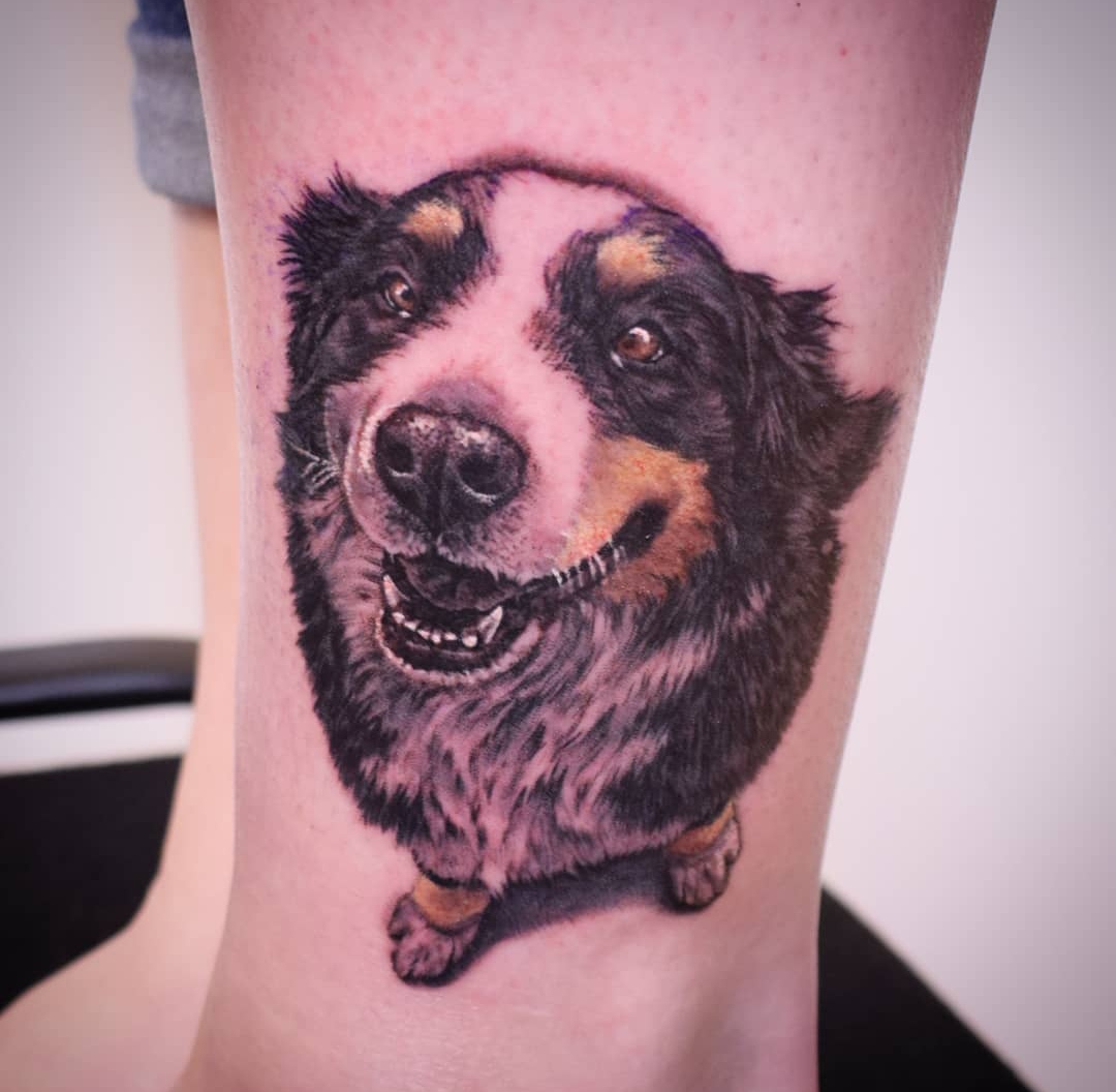 15 St Bernard Tattoo Ideas 10