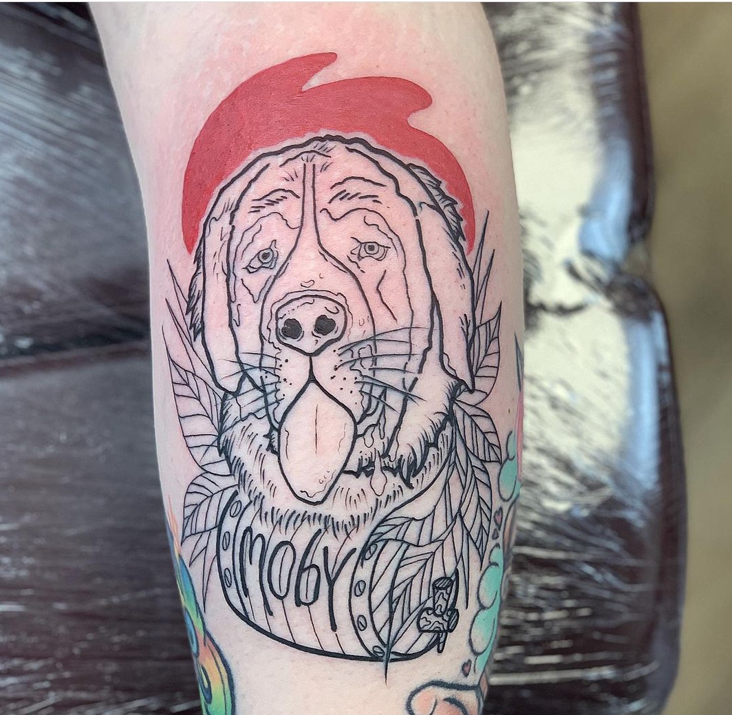 15 St Bernard Tattoo Ideas 9