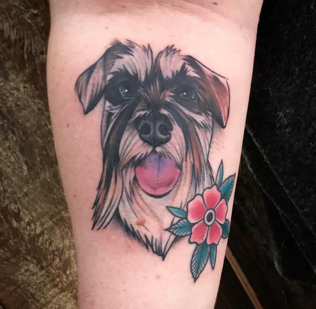 15 Ideas for Schnauzer Tattoo 10