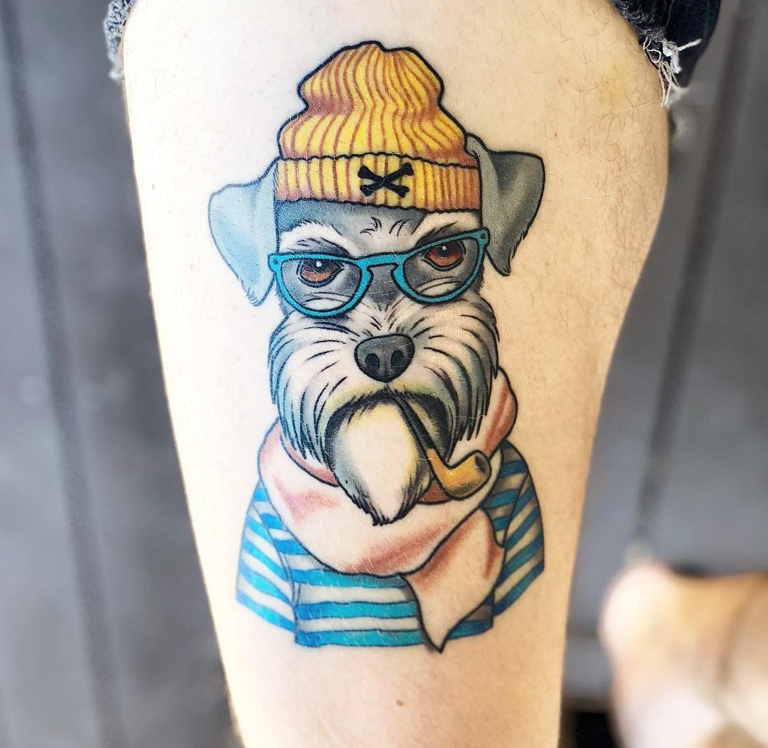 15 Ideas for Schnauzer Tattoo 11