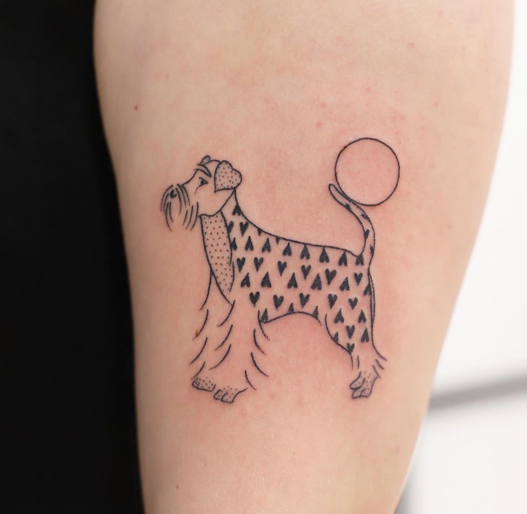 15 Ideas for Schnauzer Tattoo 10