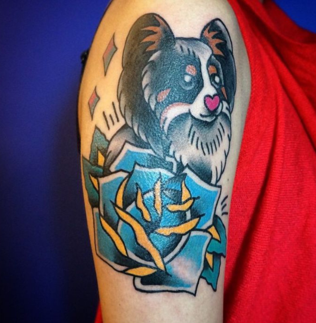 15 Papillon Tattoo Ideas 10