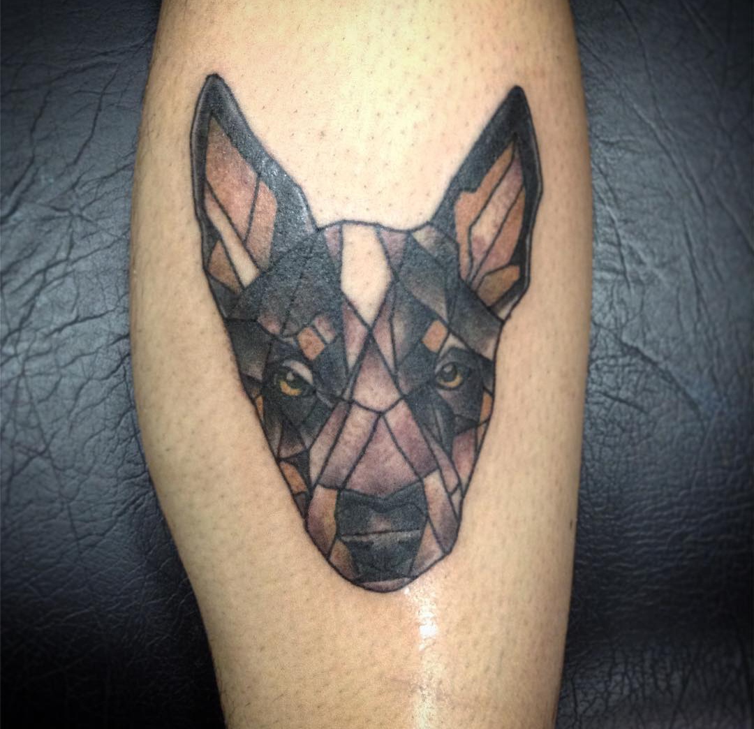 15 Australian Shepherd Tattoo Ideas 11