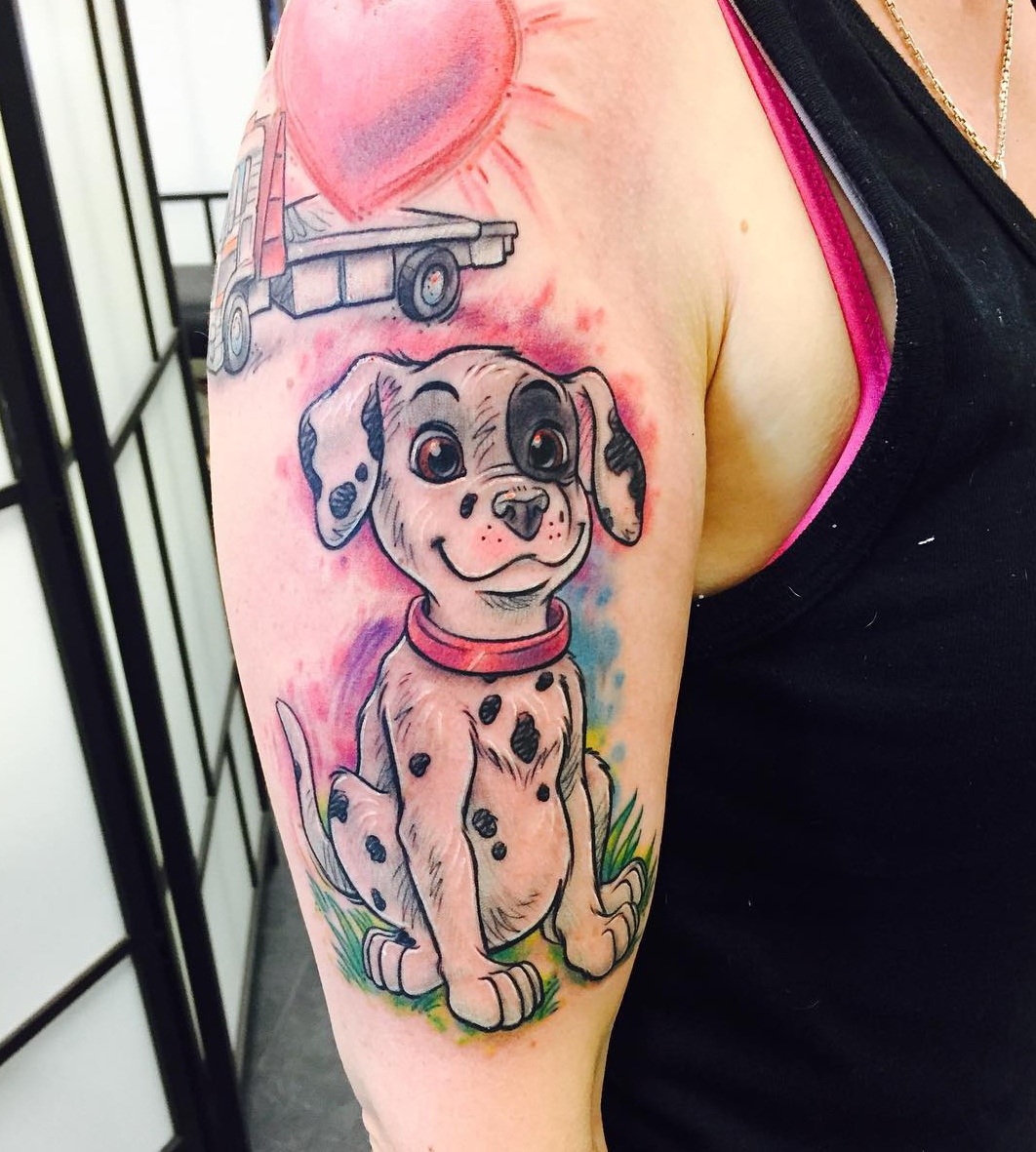 15 Dalmatian Tattoo Ideas 10