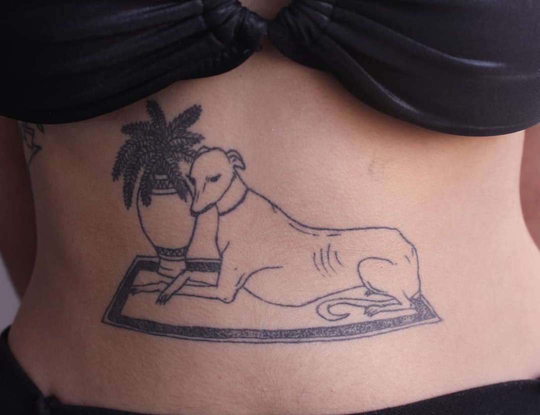 15 Greyhound Tattoo Ideas 11