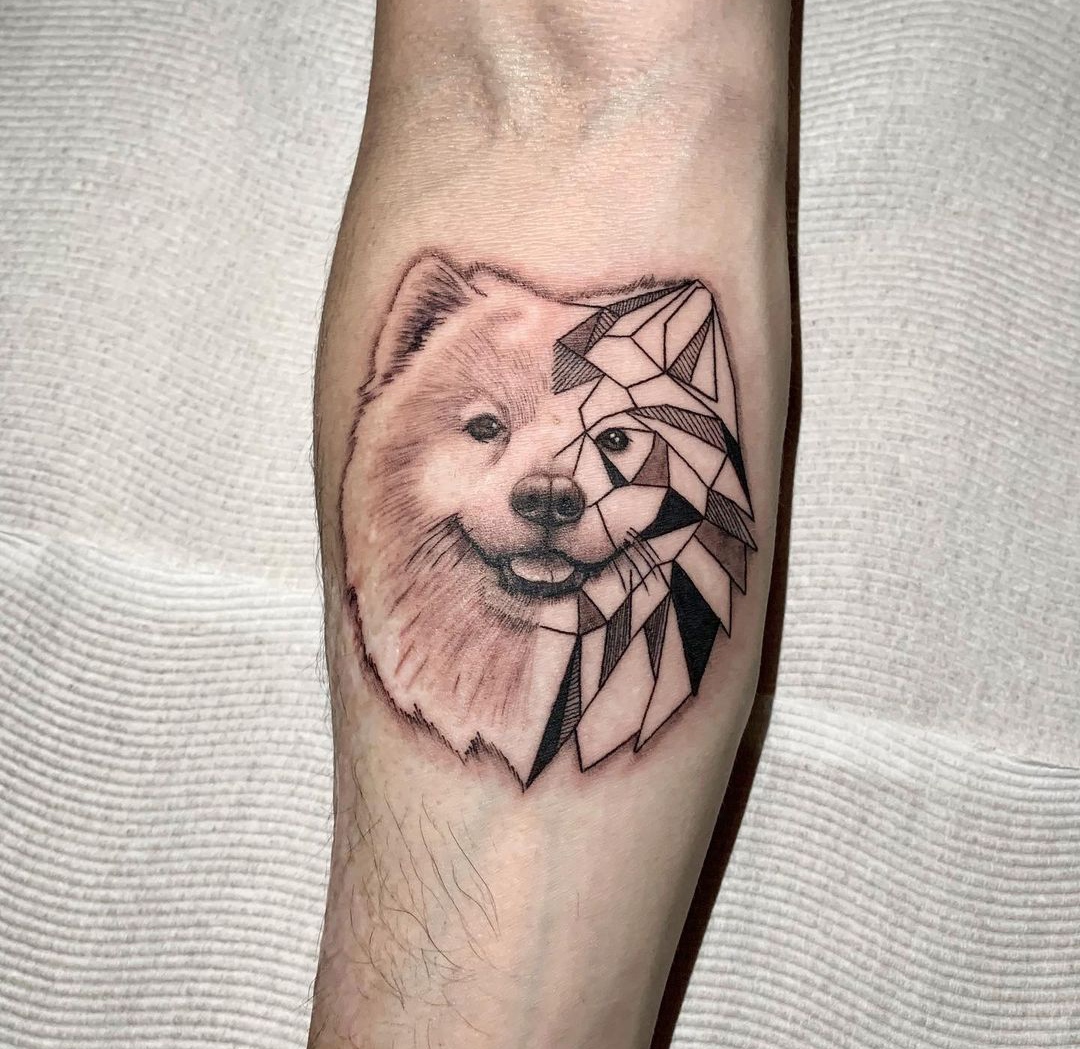 15 Ideas for Samoyed Tattoo 9
