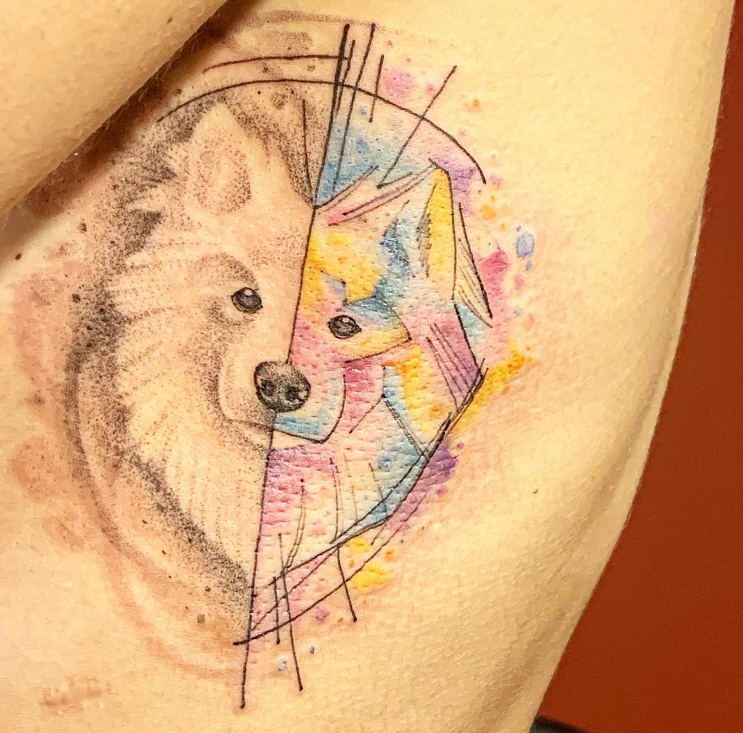 15 Ideas for Samoyed Tattoo 9