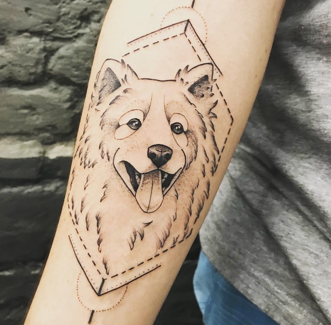 15 Ideas for Samoyed Tattoo 10