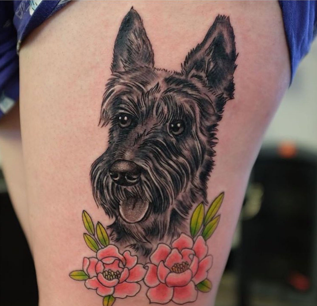 15 Ideas for Scottish Terrier Tattoo 9