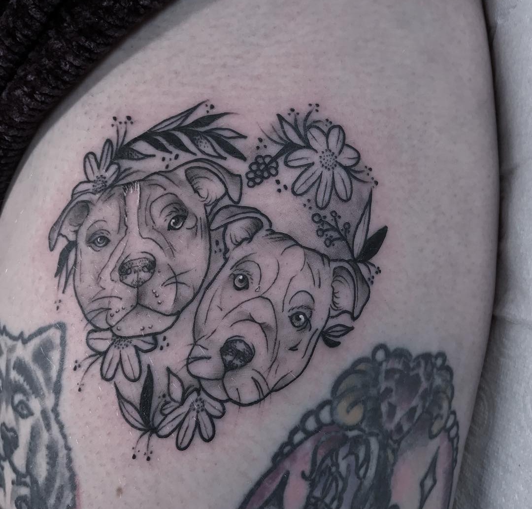 15 Ideas for Staffordshire Bull Terrier Tattoo 10