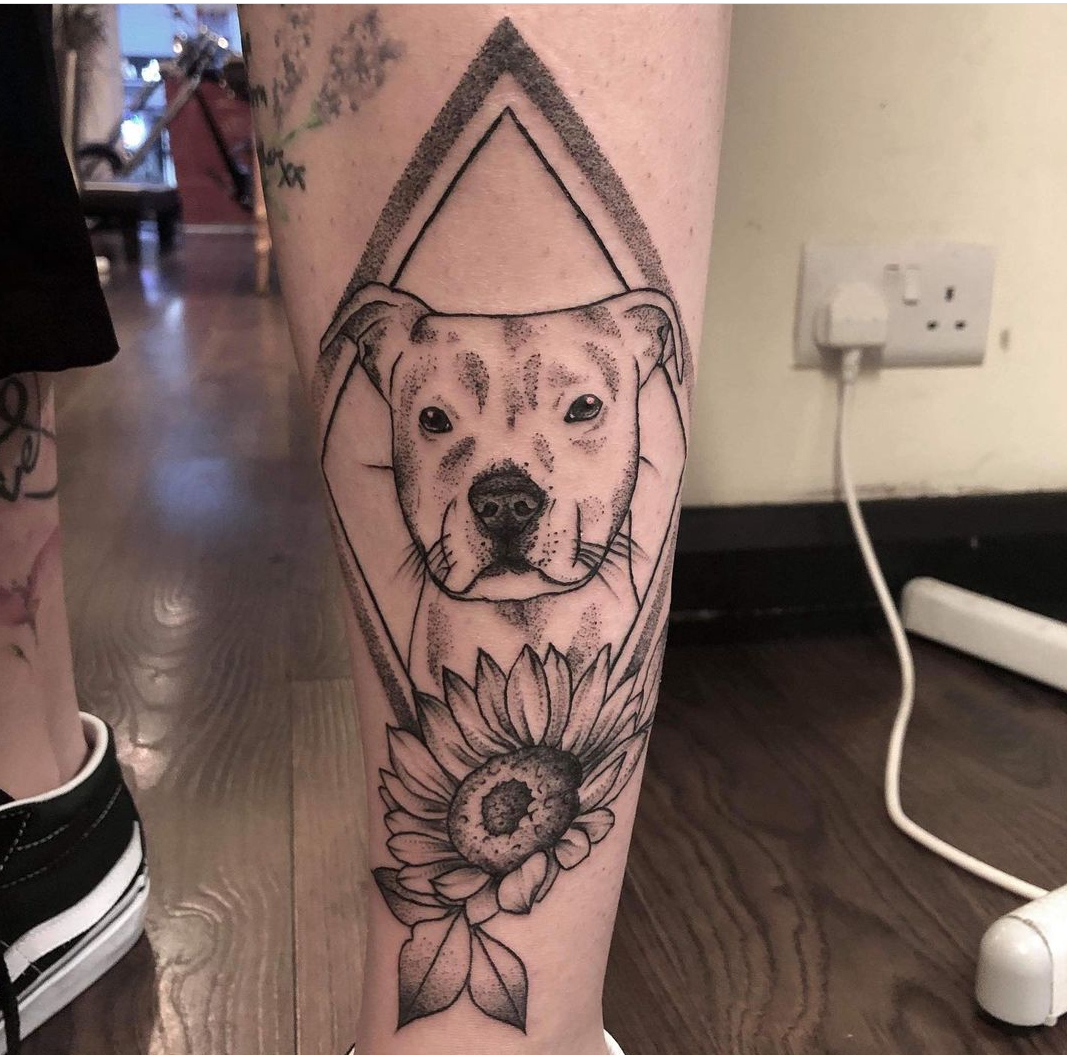 15 Ideas for Staffordshire Bull Terrier Tattoo 9