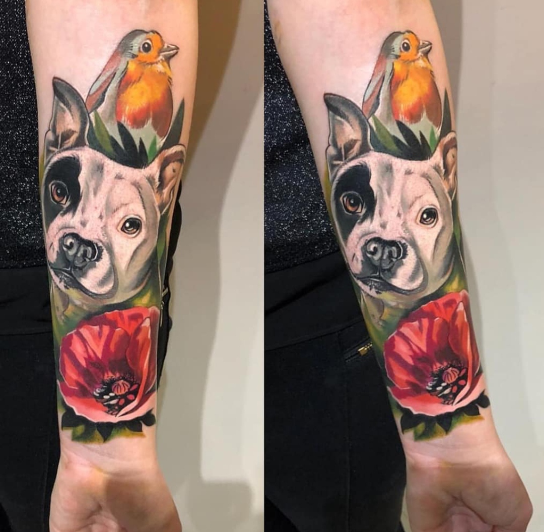 15 Ideas for Staffordshire Bull Terrier Tattoo 11