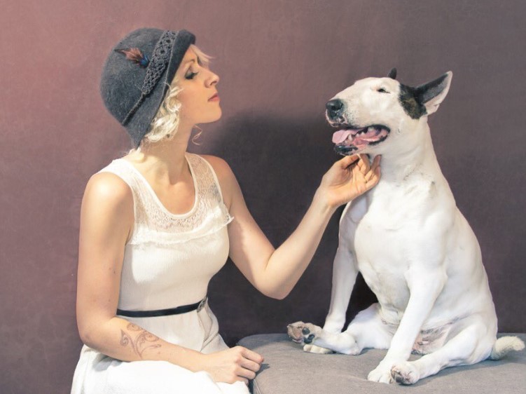 15 Celebrities Who Are Major English Bull Terrier Lovers 44 15 Celebrities Who Are Major English Bull Terrier Lovers 44